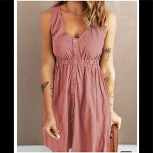NWT Pink Mauve Summer Dress